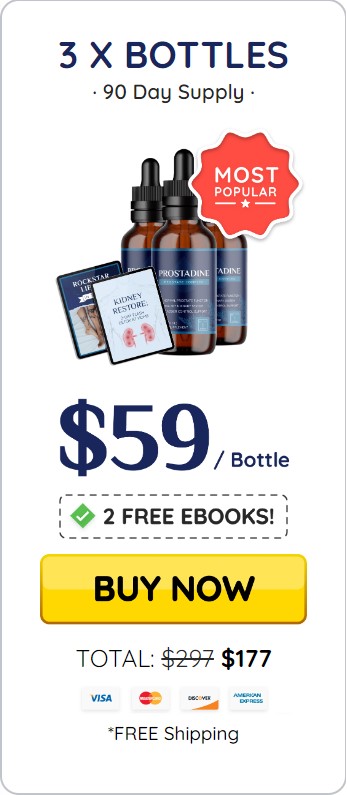 Prostadine-all-natural-3-bottle-price-just-$59/Bottle-Only!