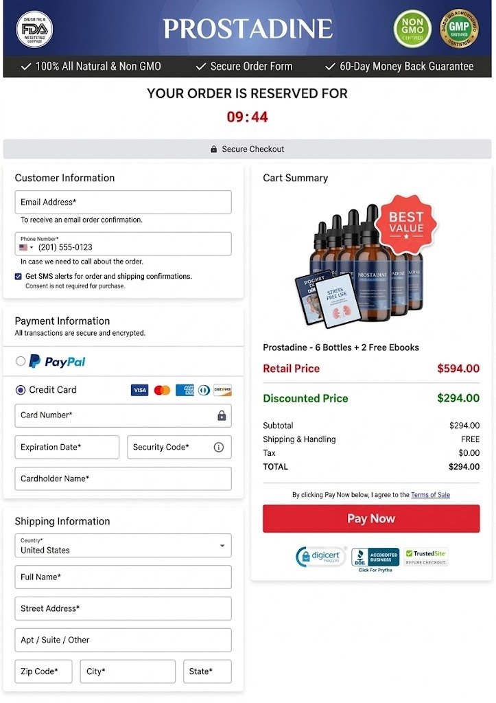 prostadine-secure-checkout-payment